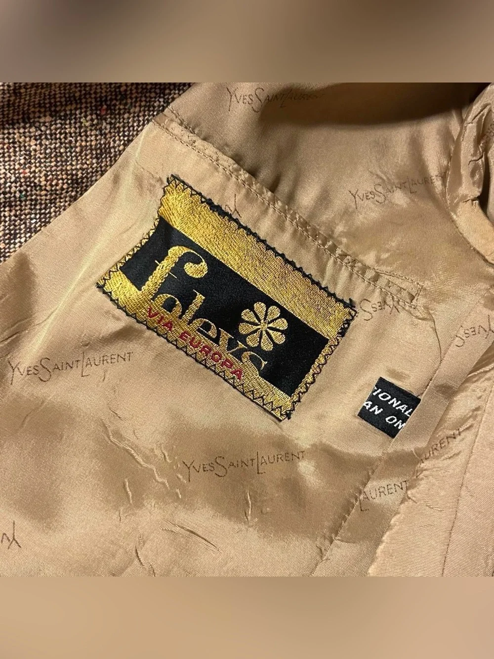 YSL Yves Saint Laurent Brown Blazer!